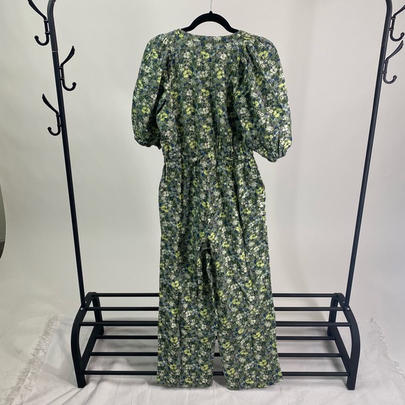 NWT Green Floral One Piece Jumpsuit- Universal Thread - Picture 4 of 4